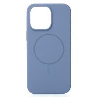 Силиконовый чехол Slim Ring Soft с поддержкой MagSafe для iPhone 14 Pro storm blue