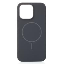 Силиконовый чехол Slim Ring Soft с поддержкой MagSafe для iPhone 15 Pro stone gray