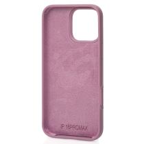 Силиконовый чехол Slim Ring Soft с поддержкой MagSafe для iPhone 16 Pro Max lavander