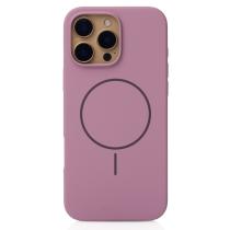 Силиконовый чехол Slim Ring Soft с поддержкой MagSafe для iPhone 16 Pro Max lavander