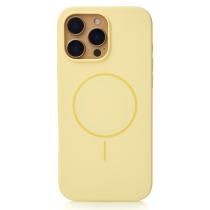 Силиконовый чехол Slim Ring Soft с поддержкой MagSafe для iPhone 16 Pro Max sunglow