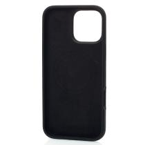 Силиконовый чехол Slim Ring Soft с поддержкой MagSafe для iPhone 16 Pro black
