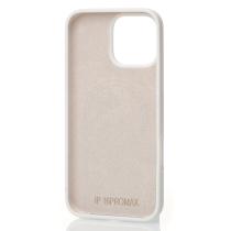 Силиконовый чехол Slim Ring Soft с поддержкой MagSafe для iPhone 16 Pro white