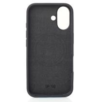 Силиконовый чехол Slim Ring Soft с поддержкой MagSafe для iPhone 16 stone gray