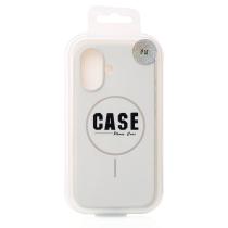 Силиконовый чехол Slim Ring Soft с поддержкой MagSafe для iPhone 16 white