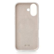 Силиконовый чехол Slim Ring Soft с поддержкой MagSafe для iPhone 16 white