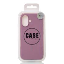 Силиконовый чехол Slim Ring Soft с поддержкой MagSafe для iPhone 16 lavander