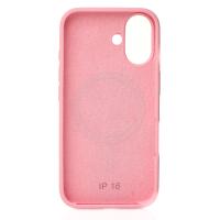 Силиконовый чехол Slim Ring Soft с поддержкой MagSafe для iPhone 16 pink