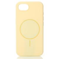 Силиконовый чехол Slim Ring Soft с поддержкой MagSafe для iPhone 16E sunglow