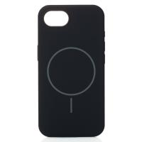 Силиконовый чехол Slim Ring Soft с поддержкой MagSafe для iPhone 16E black