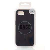 Силиконовый чехол Slim Ring Soft с поддержкой MagSafe для iPhone 16E black