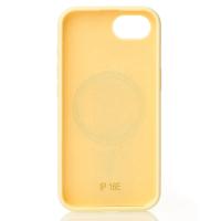 Силиконовый чехол Slim Ring Soft с поддержкой MagSafe для iPhone 16E sunglow