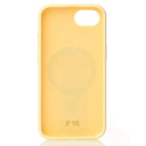 Силиконовый чехол Slim Ring Soft с поддержкой MagSafe для iPhone 16E / iPhone 17E sunglow