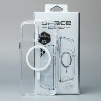 Чехол SPACE CASE с поддержкой MagSafe для iPhone 14 Pro прозрачный