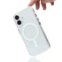 Чехол SPACE CASE с поддержкой MagSafe для iPhone 16 Plus прозрачный