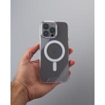 Чехол SPACE CASE с поддержкой MagSafe для iPhone 16 Pro прозрачный