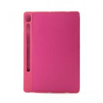 Чехол SmartCover для планшета Samsung Galaxy Tab S9 / S9 FE / S10 / S10 FE малиновый