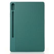 Чохол зі штучної шкіри SmartCover для планшета Samsung Galaxy Tab S10 Ultra темно-зелений
