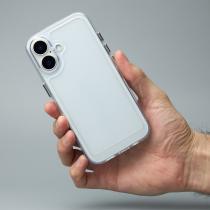 Чехол Space Case (2nd Gen) для iPhone 16 Plus прозрачный