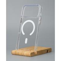 Силиконовый чехол SPACE CASE с поддержкой MagSafe для iPhone 18 Pro Max прозрачный