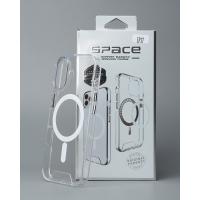 Чехол SPACE CASE с поддержкой MagSafe для iPhone 17 прозрачный