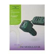 FM модулятор DC (TC-21) Bluetooth 5V/12V/24V/6.2A черный