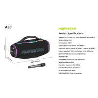 Колонка Bluetooth Hopestar A90 black
