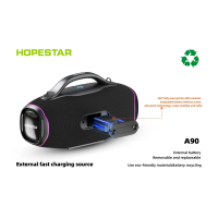 Колонка Bluetooth Hopestar A90 gray