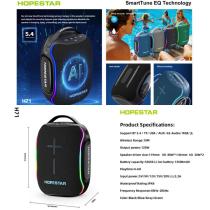 Колонка Bluetooth Hopestar H71 blue