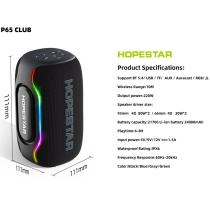 Колонка Bluetooth Hopestar P65 Club gray