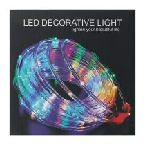 Led гирлянда 7м/50Led (солнечная батарея/медный круглый провод) 8 режимов IP67