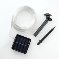 Led гирлянда 7м/50Led (солнечная батарея/медный круглый провод) 8 режимов IP67