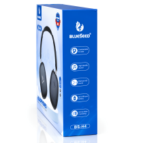 Наушники Bluetooth Blueseed BS-H4 (накладные) blue