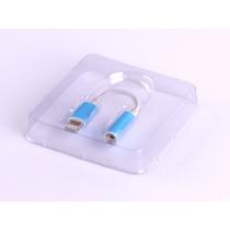 Переходник аудио Lightning - 3.5 (JH-002/JBC-076A) белый