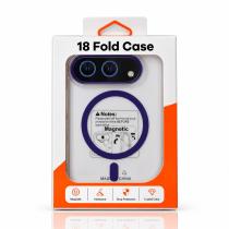 Пластиковий чохол FOLD CLEAR COLORS з підтримкою MagSafe для iPhone DUO violet