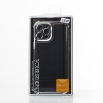 Пластиковий чохол FRAME CORNER для телефону iPhone 12 Pro Max чорний