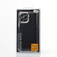 Пластиковый чехол FRAME CORNER для iPhone 12 Pro Max серебряный