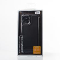 Пластиковый чехол FRAME CORNER для iPhone 12 Pro серебряный
