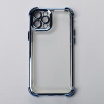 Пластиковый чехол FRAME CORNER для iPhone 12 Pro Max синий