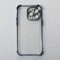 Пластиковый чехол FRAME CORNER для iPhone 13 Pro Max синий