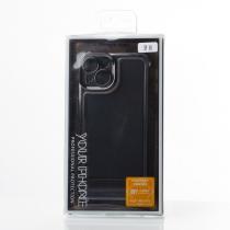 Пластиковый чехол FRAME CORNER для iPhone 14 черный