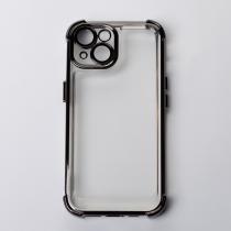 Пластиковый чехол FRAME CORNER для iPhone 14 черный