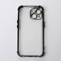 Пластиковый чехол FRAME CORNER для iPhone 14 черный