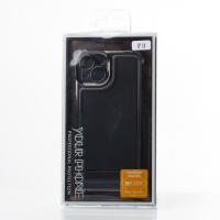 Пластиковый чехол FRAME CORNER для iPhone 14 фиолетовый