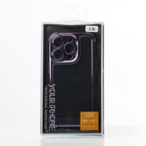 Пластиковый чехол FRAME CORNER для iPhone 14 Pro черный