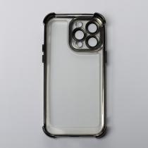 Пластиковый чехол FRAME CORNER для iPhone 14 Pro черный