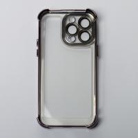 Пластиковый чехол FRAME CORNER для iPhone 14 Pro фиолетовый