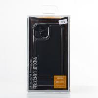 Пластиковый чехол FRAME CORNER для iPhone 15 синий