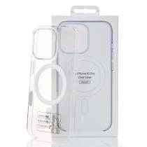 Пластиковый чехол Lux Clear с поддержкой MagSafe для iPhone 16 Pro (AI) Clear