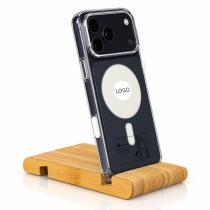 Пластиковый чехол Lux Clear с поддержкой MagSafe для iPhone 18 Pro Max (AI) White circle